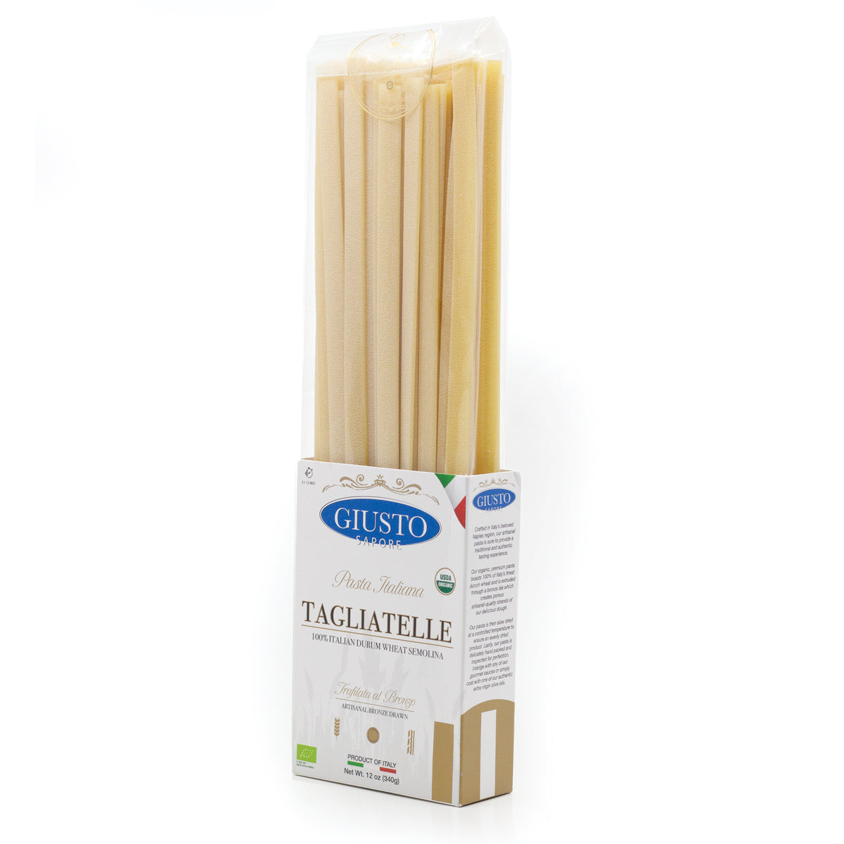 Organic Tagliatelle Italian Pasta - 12oz