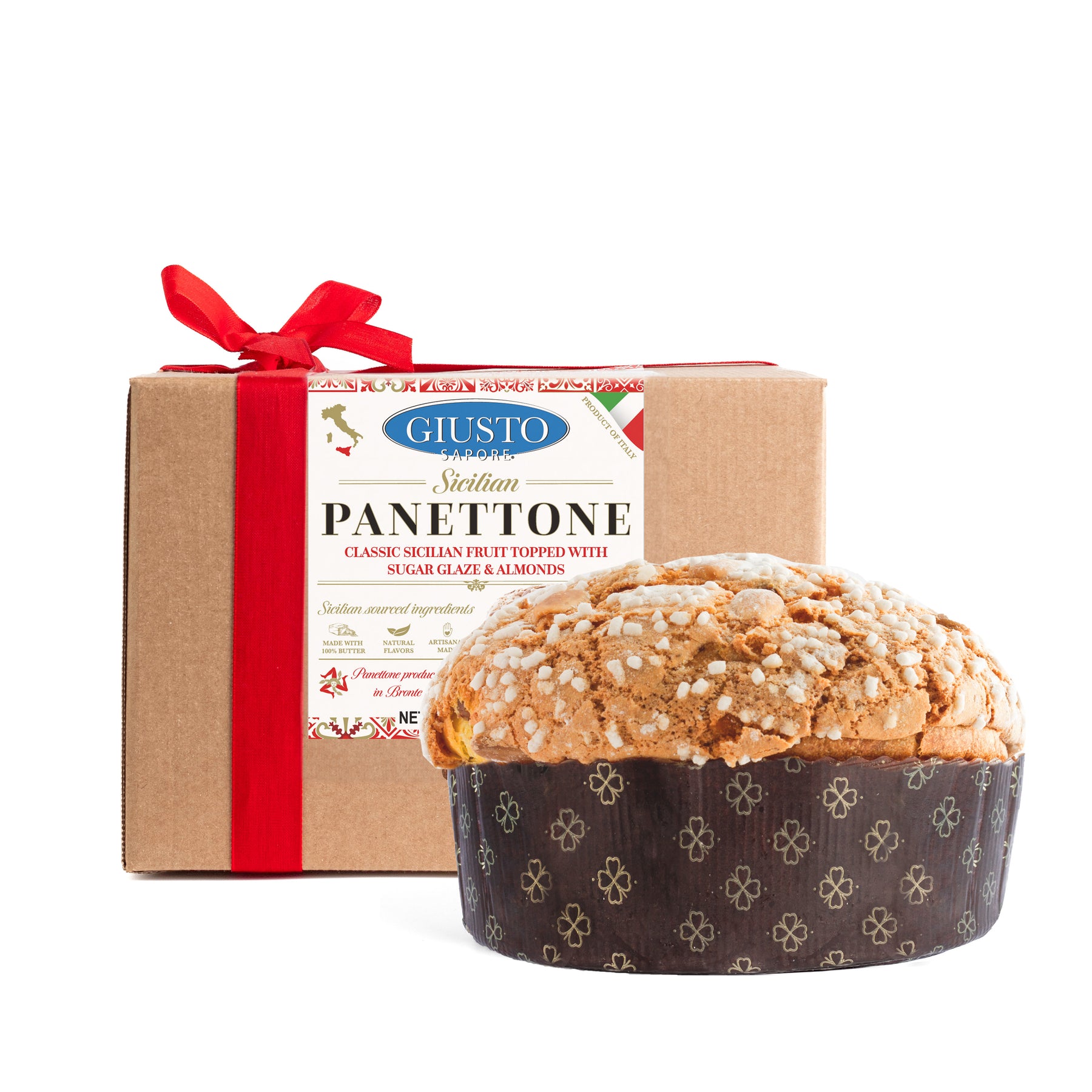 Sicilian Panettone Gift Box - Classic Fruit – Giusto Sapore