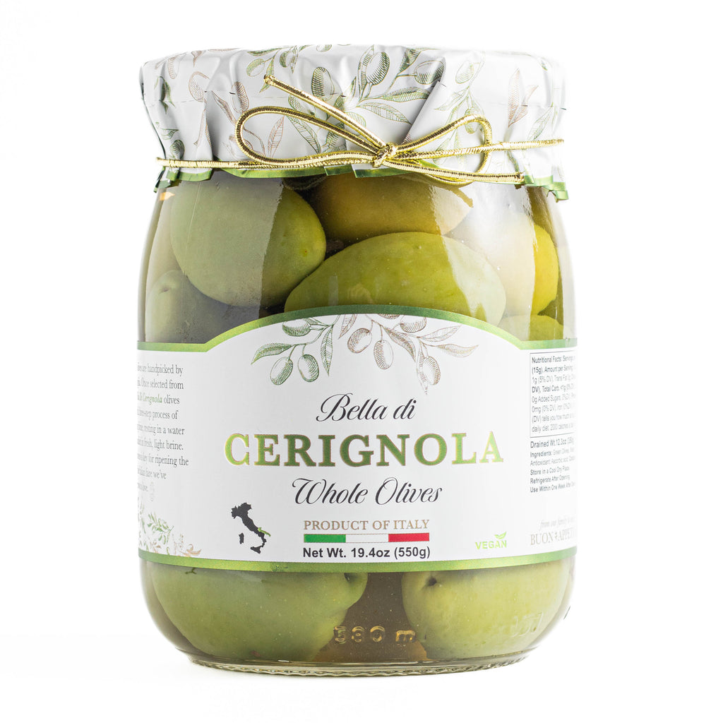 Bella di Cerignola Whole Sapore Olives Giusto –
