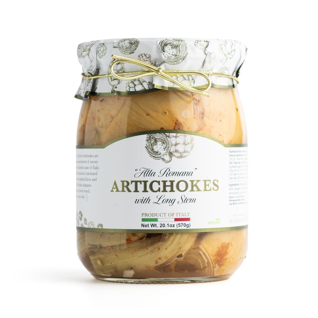 Artichokes Roman Long Stem in Oil – Giusto Sapore