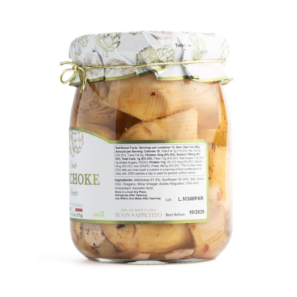 Artichoke Whole Hearts – Giusto Sapore