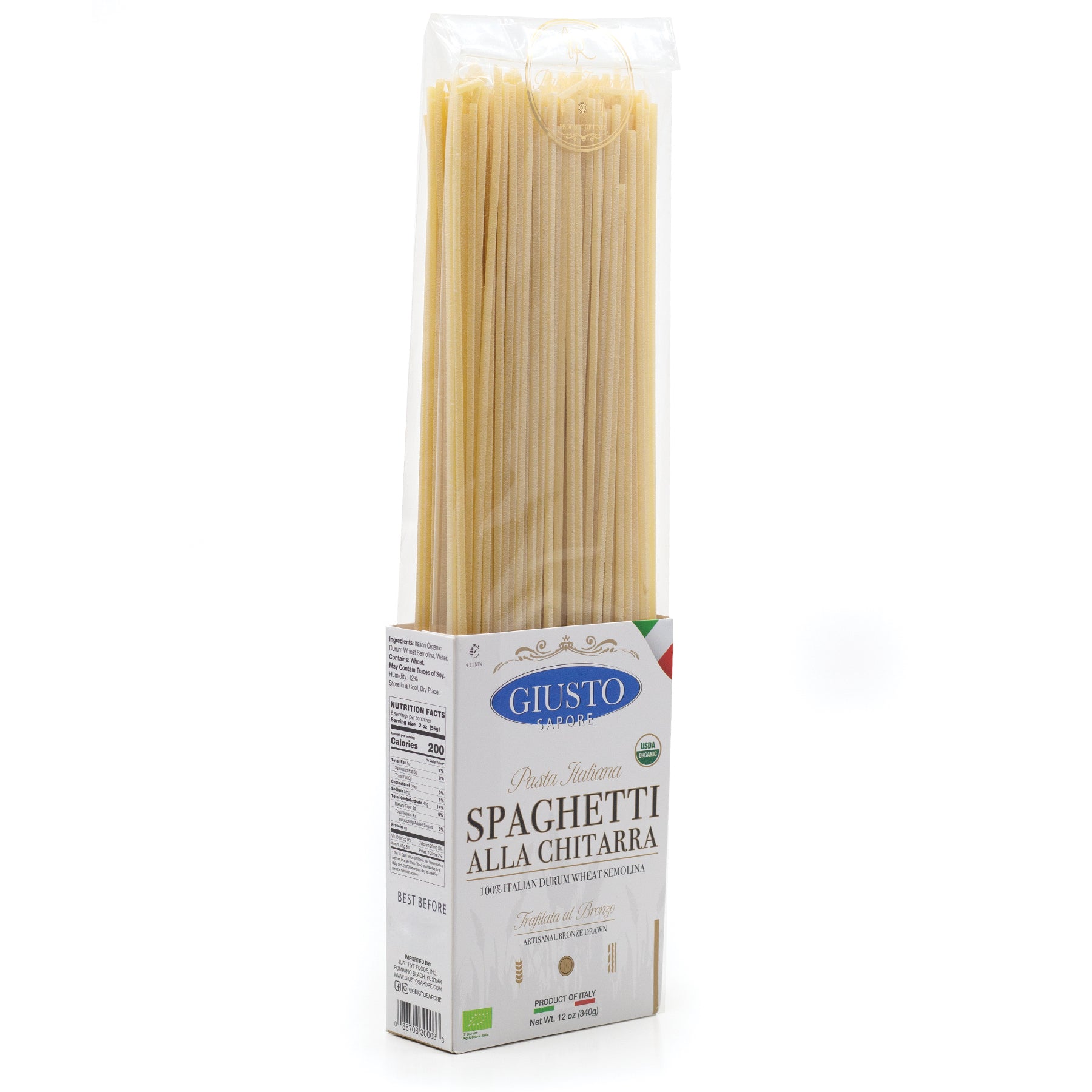 Organic Spaghetti alla Chitarra - 12oz – Giusto Sapore
